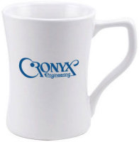 Ceramic Mugs: 18oz White Norwegian Ceramic Mugs